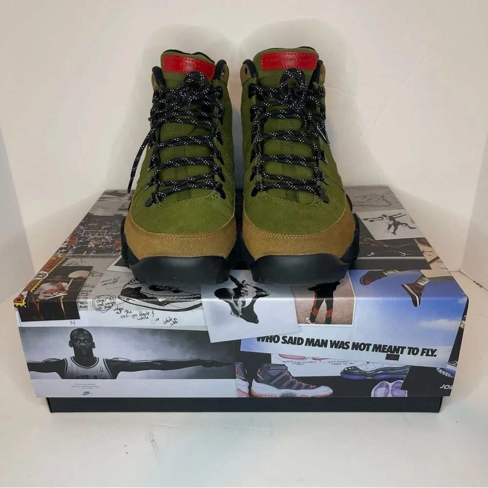 Nike Air Jordan 9 Retro Boot NRG Beef & Broccoli AR4491-200 Men’s Size 9.5 - Picture 3 of 11